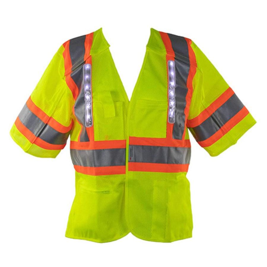NiteBeams Hi-Vis 5 Point Breakaway Class 3 LED Vest Additional view