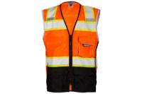 Picture of Kishigo Class 2 Black Series Black Bottom Vest