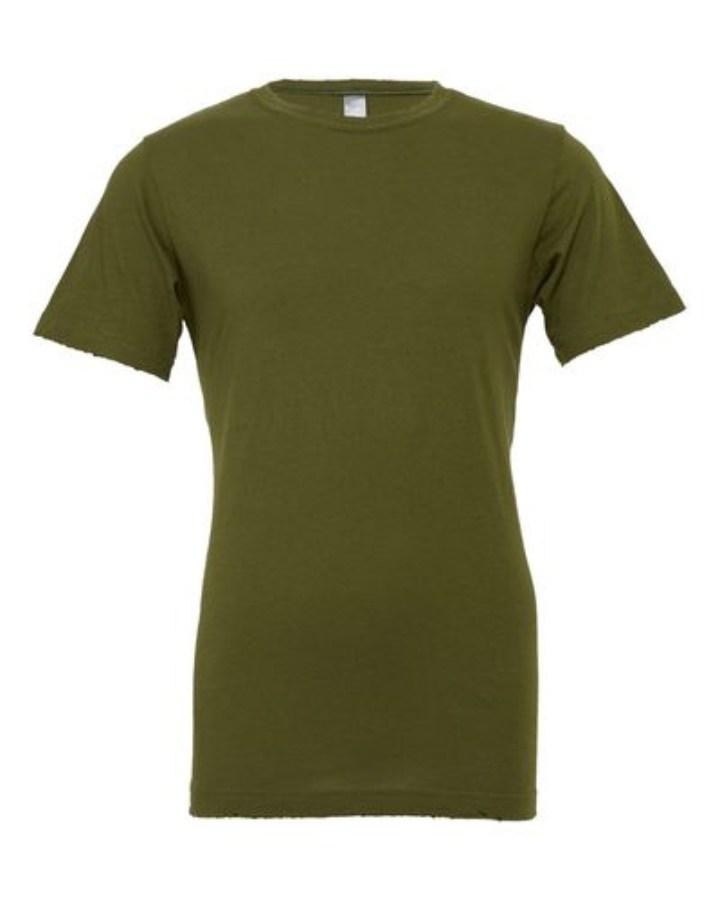 BELLA + CANVAS Jersey Tee Close Up Detail