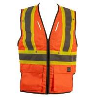 Tough Duck Safety Harness Compatible Safety Vest Additional Angle