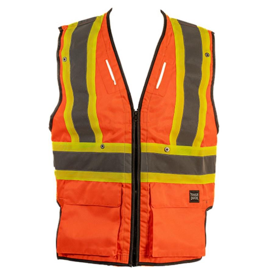 Tough Duck Safety Harness Compatible Safety Vest Additional Angle