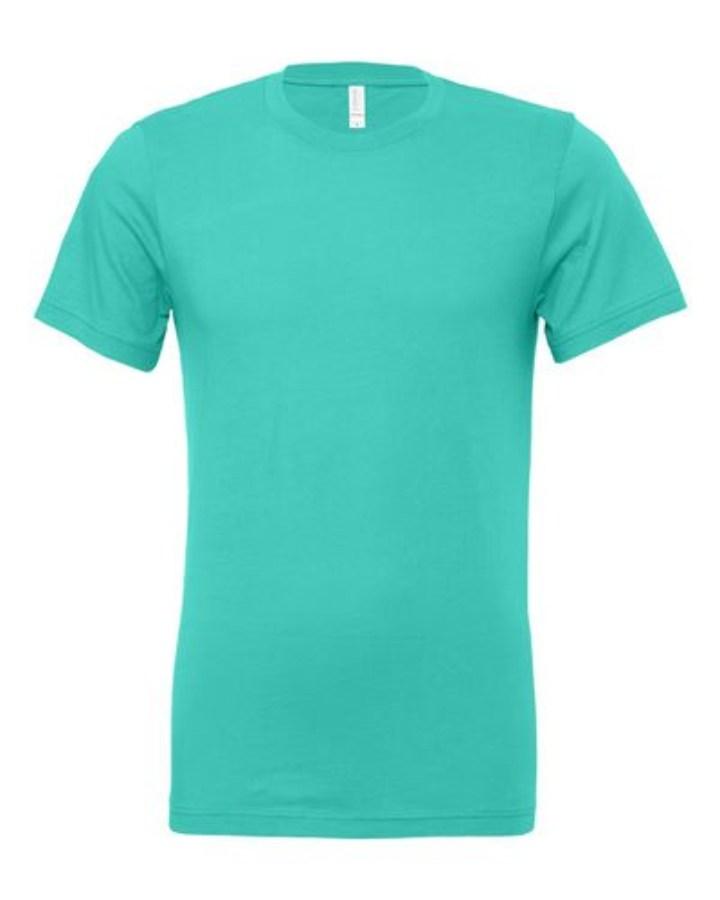 BELLA + CANVAS Jersey Tee Close Up Detail
