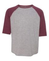 Picture of LAT Youth Baseball Fine Jersey 3/4 Sleeve Tee