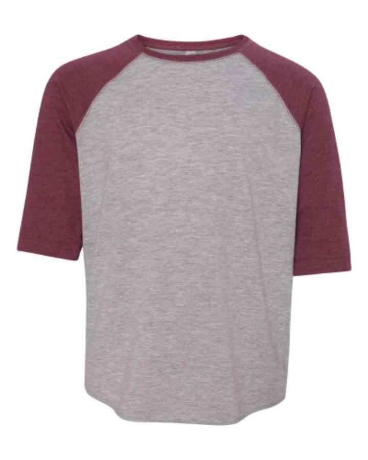 Picture of LAT Youth Baseball Fine Jersey 3/4 Sleeve Tee
