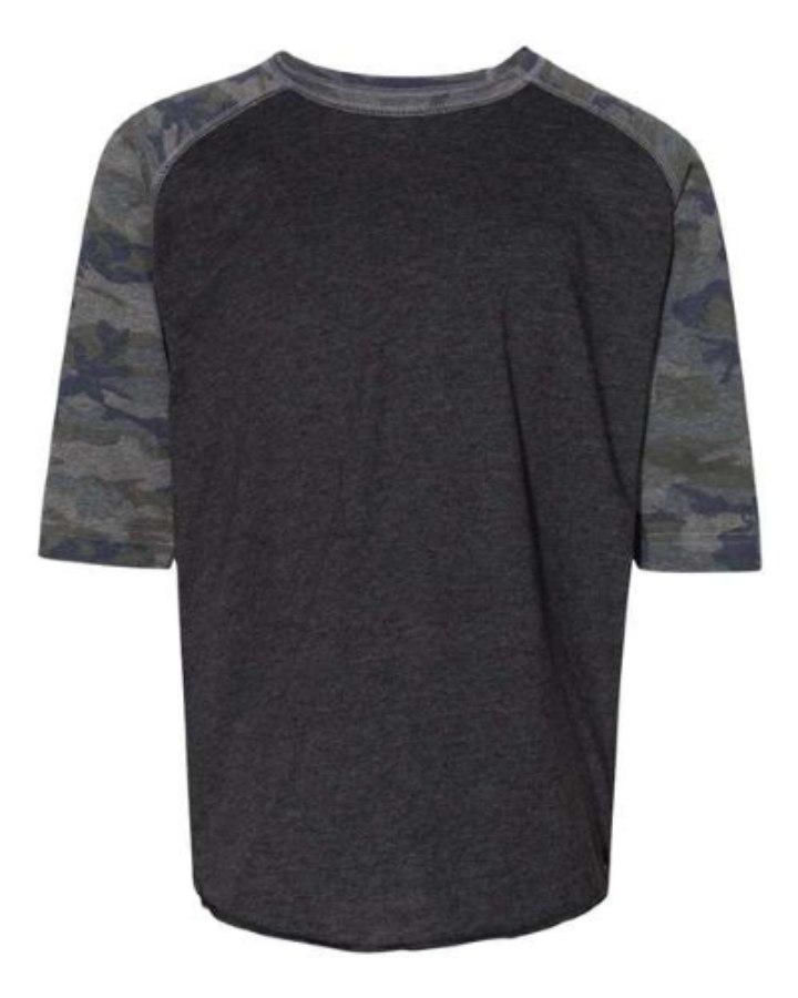 Picture of LAT Youth Baseball Fine Jersey 3/4 Sleeve Tee
