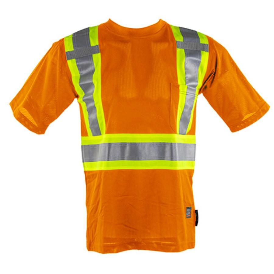Tough Duck Safety Short Sleeve Safety T-Shirt w/ Pocket Alternate View