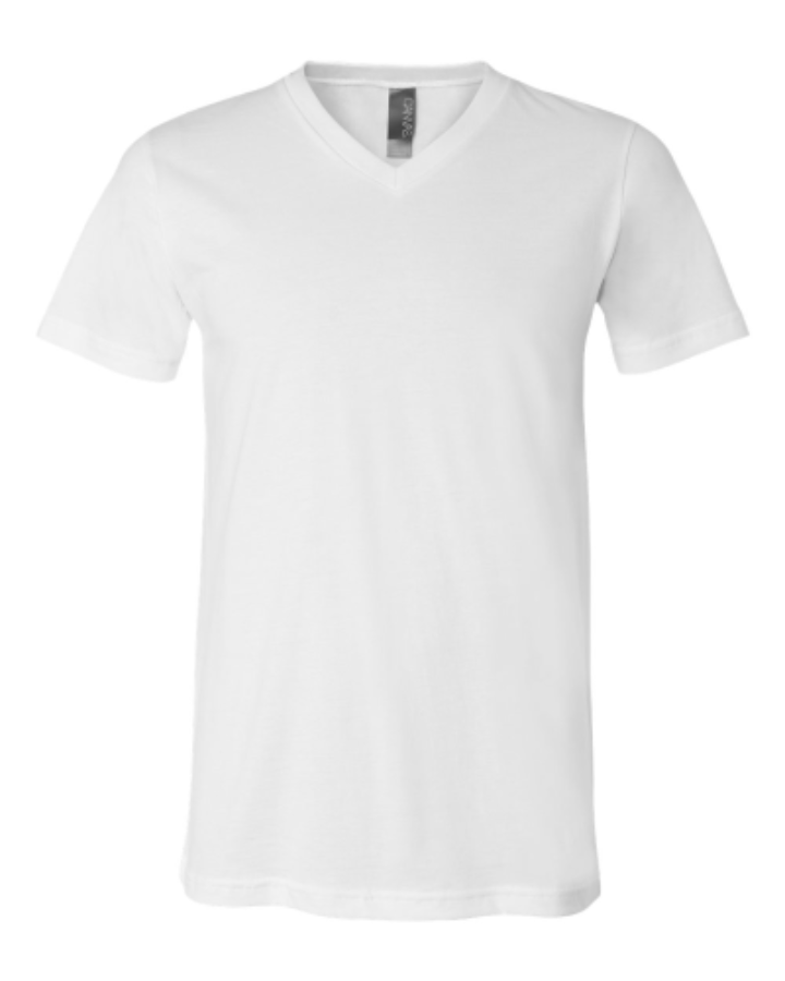 BELLA + CANVAS Jersey V-Neck Tee Additional Angle