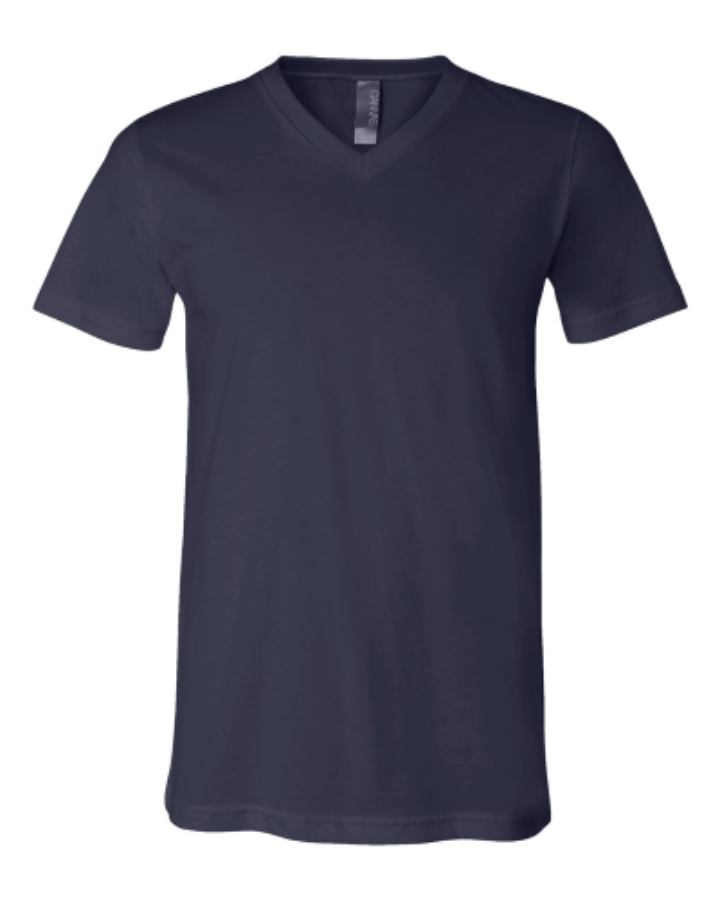 BELLA + CANVAS Jersey V-Neck Tee Alternate View
