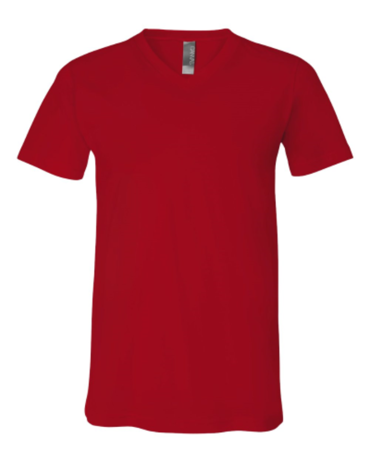 BELLA + CANVAS Jersey V-Neck Tee Additional view