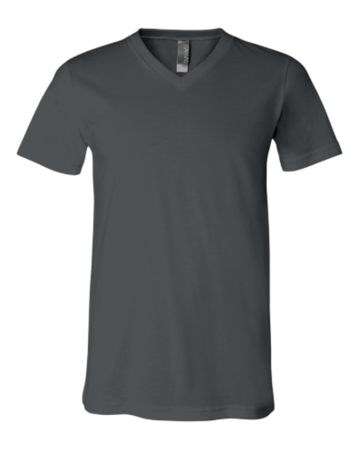 BELLA + CANVAS Jersey V-Neck Tee Alternate View
