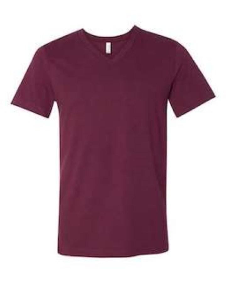 BELLA + CANVAS Jersey V-Neck Tee Alternate View