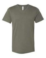 BELLA + CANVAS Jersey V-Neck Tee Perspective View