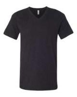 BELLA + CANVAS Jersey V-Neck Tee Feature Close-up