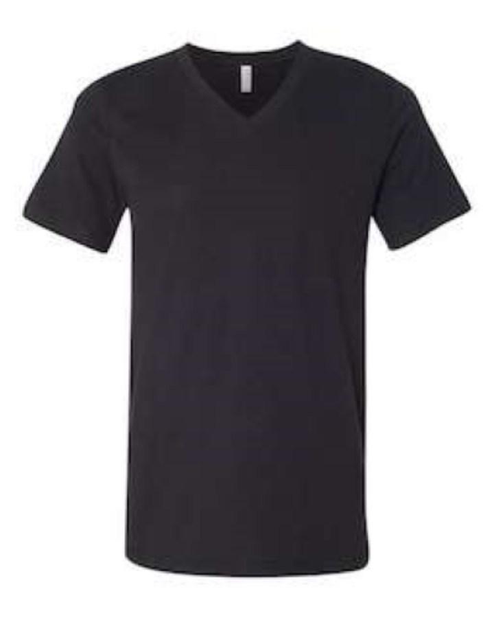 BELLA + CANVAS Jersey V-Neck Tee Feature Close-up