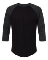 Picture of LAT Baseball Fine Jersey 3/4 Sleeve Tee