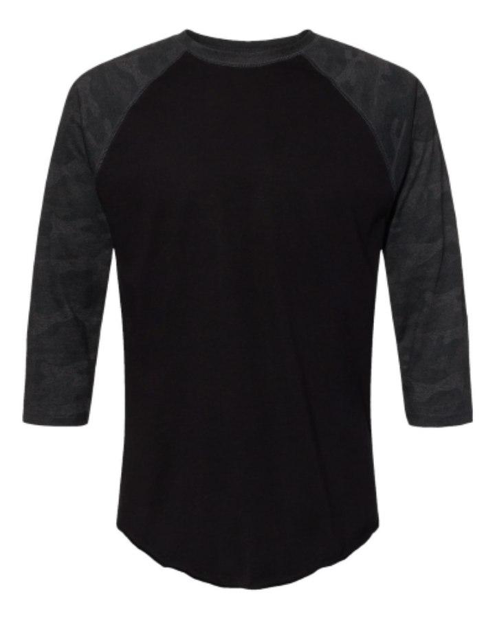 Picture of LAT Baseball Fine Jersey 3/4 Sleeve Tee