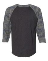 Picture of LAT Baseball Fine Jersey 3/4 Sleeve Tee