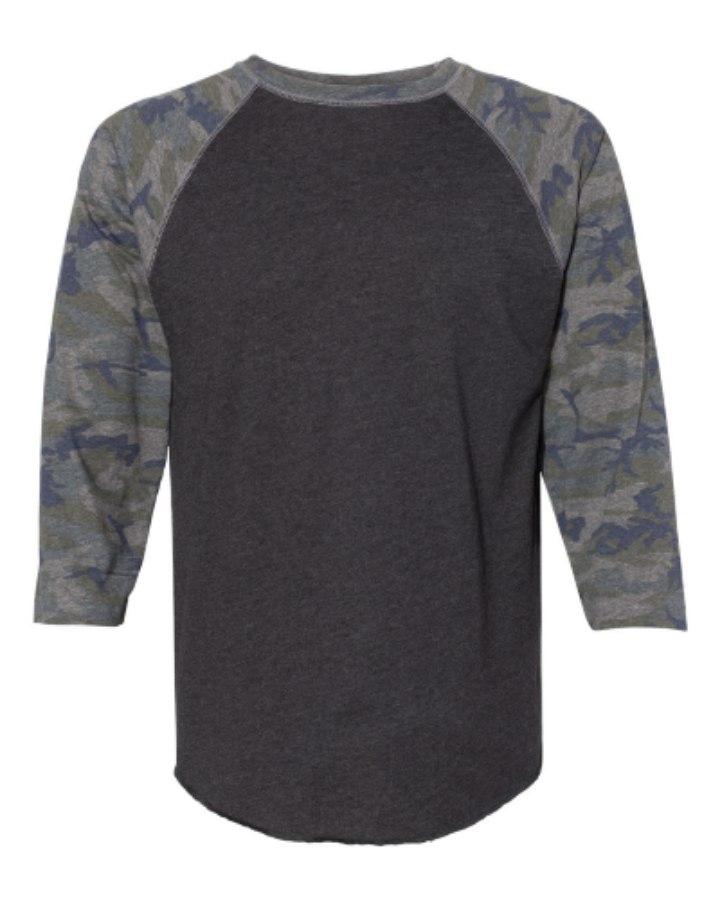 Picture of LAT Baseball Fine Jersey 3/4 Sleeve Tee