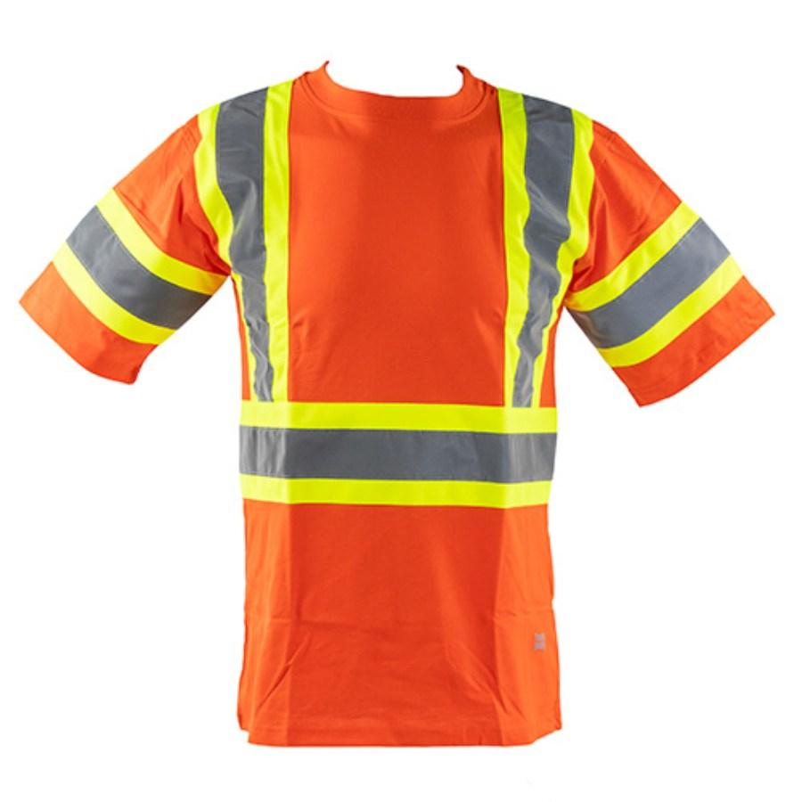 Tough Duck Safety Short Sleeve Cotton T-Shirt Additional Angle