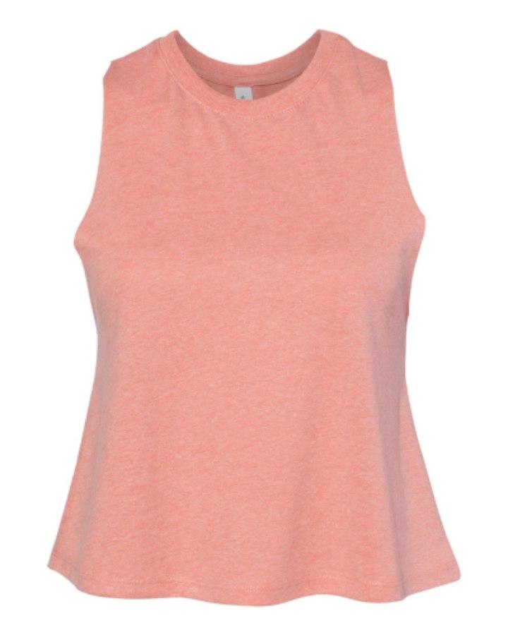 Picture of BELLA + CANVAS Women's Racerback Crop Tank
