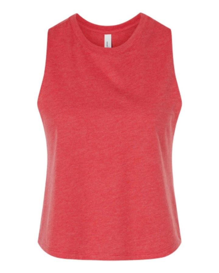 Picture of BELLA + CANVAS Women's Racerback Crop Tank