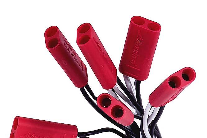 Twin Female Bullet, 24" Leads