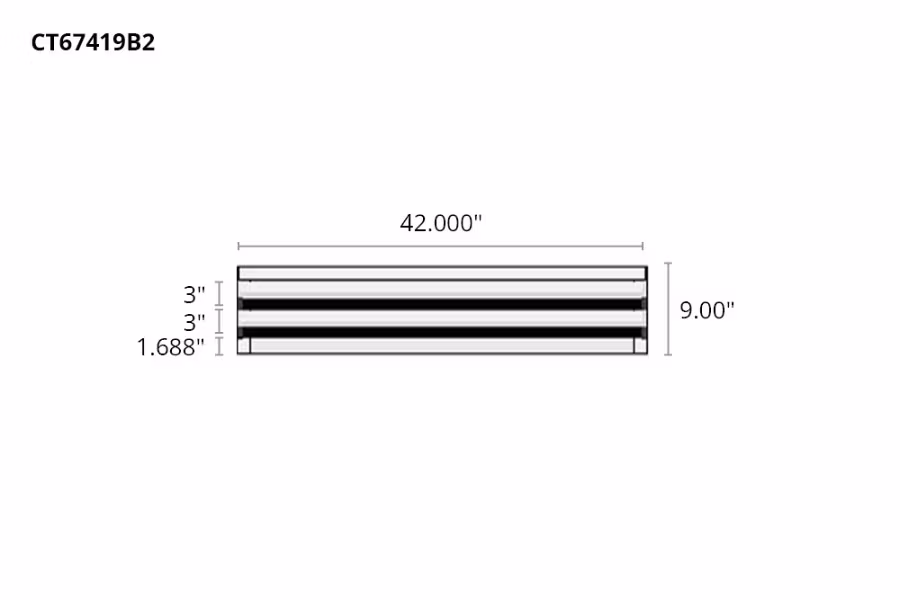 Picture of CTech 2 Drawer Black Toolbox Systems