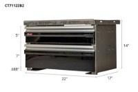 Picture of CTech 2 Drawer Black Toolbox Systems