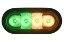 Picture of Buyers 6" Amber/Green LED Oval Strobe Light