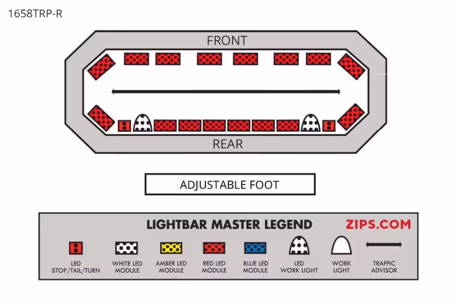 Picture of Ecco 16 Series 58" or 69" Light Bar