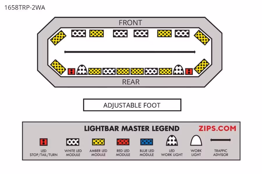 Picture of Ecco 16 Series 58" or 69" Light Bar