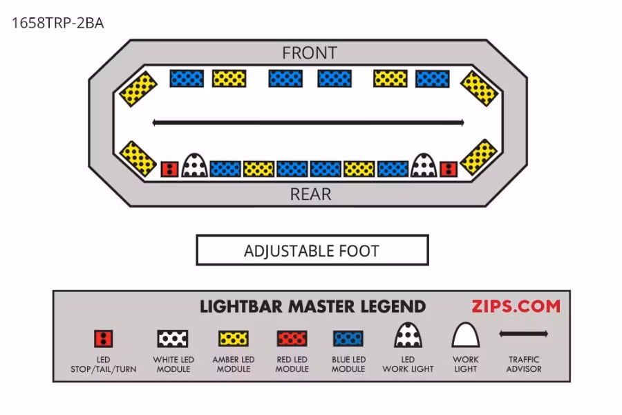 Picture of Ecco 16 Series 58" or 69" Light Bar