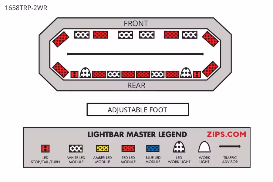 Picture of Ecco 16 Series 58" or 69" Light Bar
