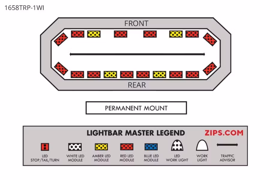 Picture of Ecco 16 Series 58" or 69" Light Bar