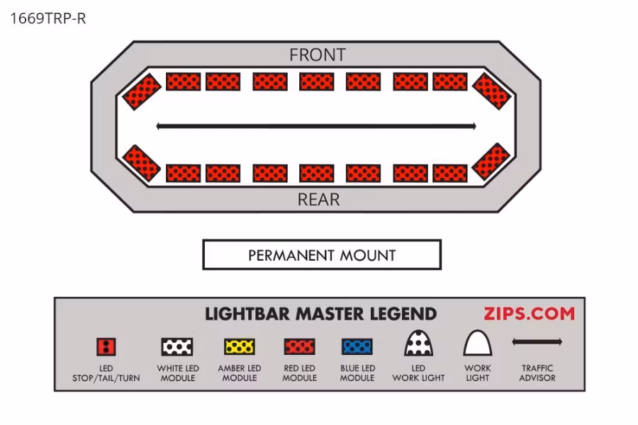 Picture of Ecco 16 Series 58" or 69" Light Bar