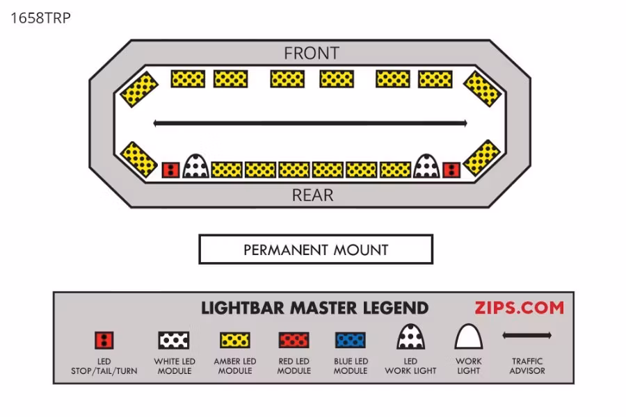 Picture of Ecco 16 Series 58" or 69" Light Bar
