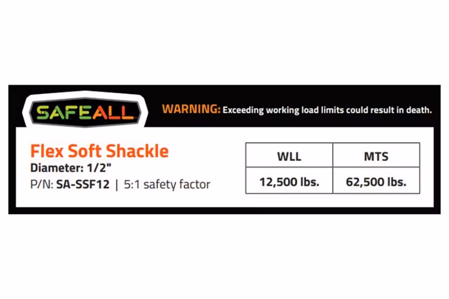 Picture of SafeAll Power Series Flex Shackle