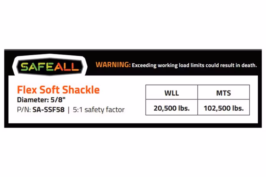 Picture of SafeAll Power Series Flex Shackle