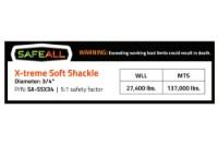 Picture of SafeAll Power Series Extreme Shackle