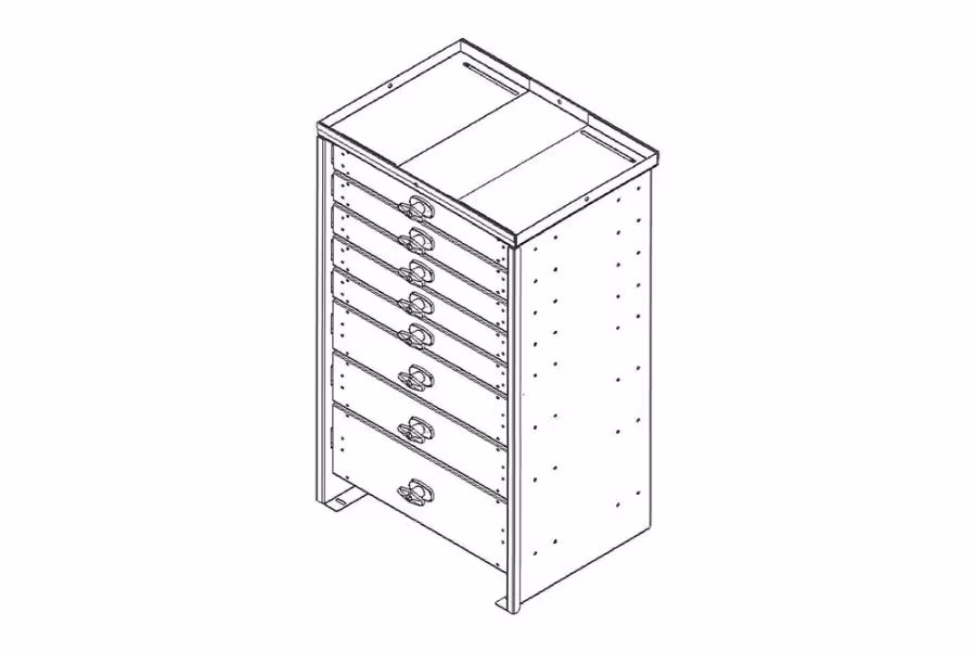 Picture of Stellar 8 Drawer Steel Toolbox Systems