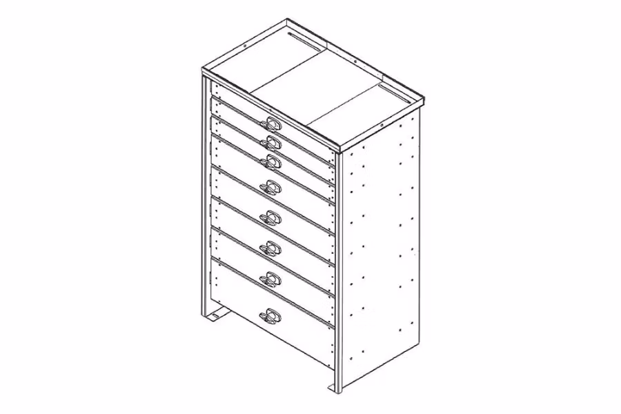 Picture of Stellar 8 Drawer Steel Toolbox Systems