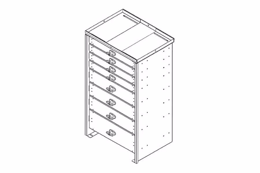 Picture of Stellar 8 Drawer Steel Toolbox Systems
