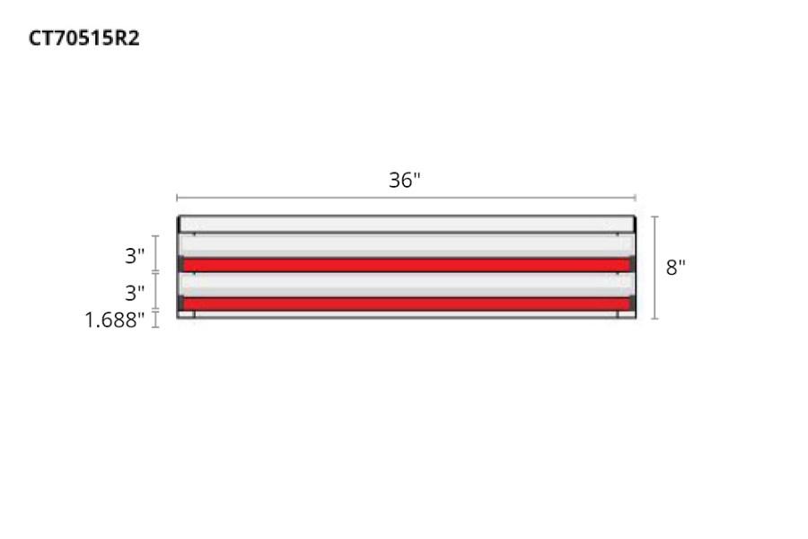 Picture of CTech 2 Drawer Red Toolbox Systems