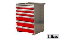 Picture of CTech 6 Drawer Red Toolbox Systems