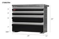 Picture of CTech 4 Drawer Black Toolbox Systems
