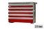 Picture of CTech 5 Drawer Red Toolbox Systems