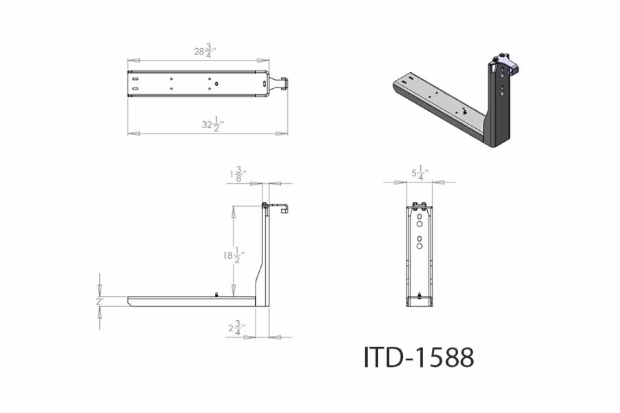 Picture of In The Ditch Tool Box Mount (Quick Mount)