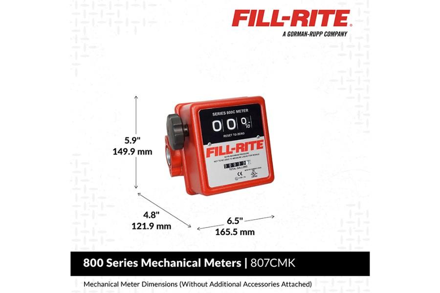 Picture of Fill-Rite 5-20 GPM 3-Digit Mechanical Fuel Transfer Meter