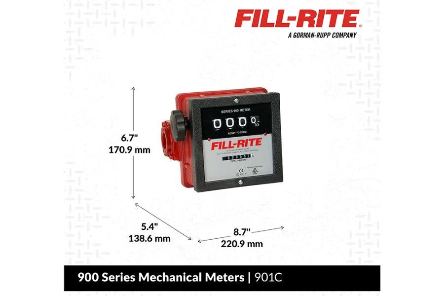 Picture of Fill-Rite 6-40 GPM 4-Digit Mechanical Fuel Transfer Meter