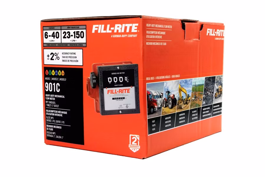 Picture of Fill-Rite 6-40 GPM 4-Digit Mechanical Fuel Transfer Meter